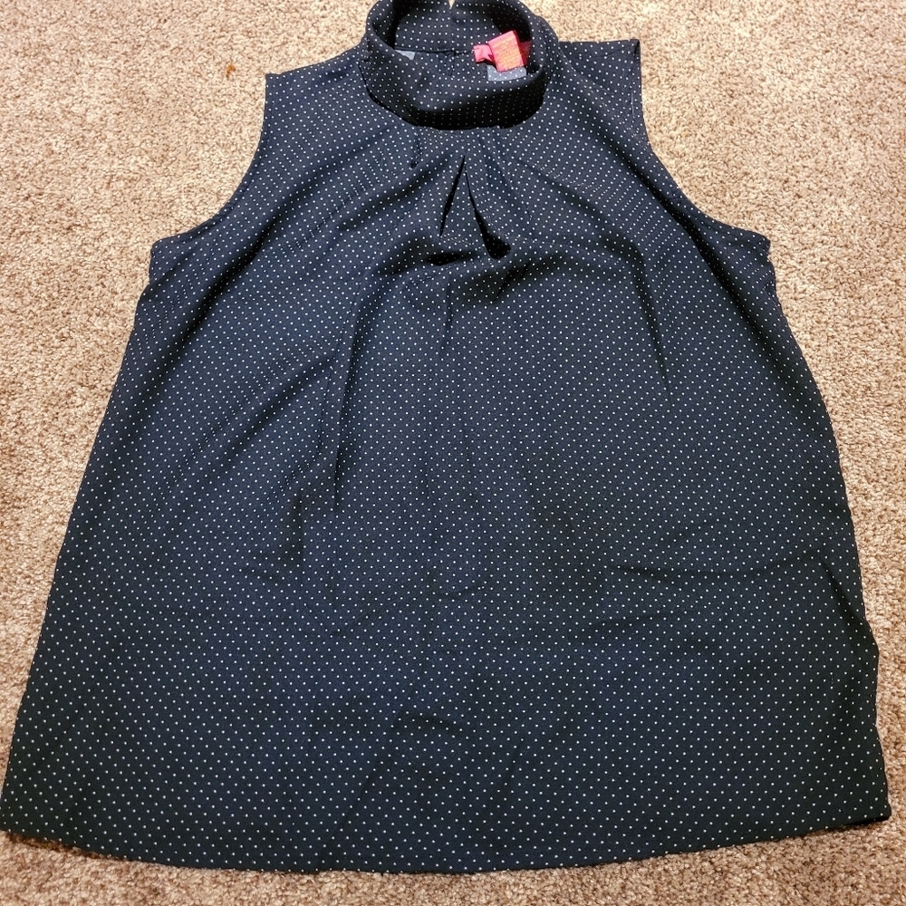 COPY - Catherine malandrino sleeveless polka-dot shirt - Picture 2 of 5